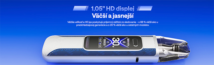 OXVA Xlim Pro 3 váčší a jasnejší dispej